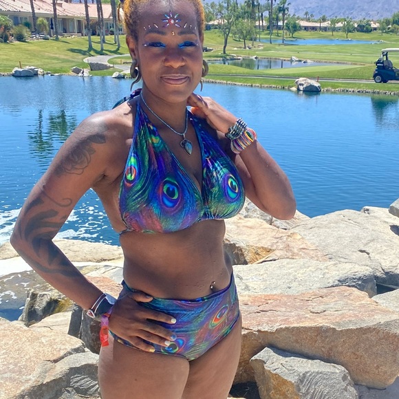 Peacock 3 piece festival set - Picture 4 of 15